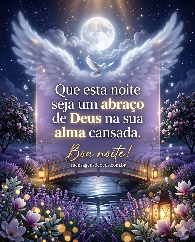 Abraço de Deus. Boa NOITE!