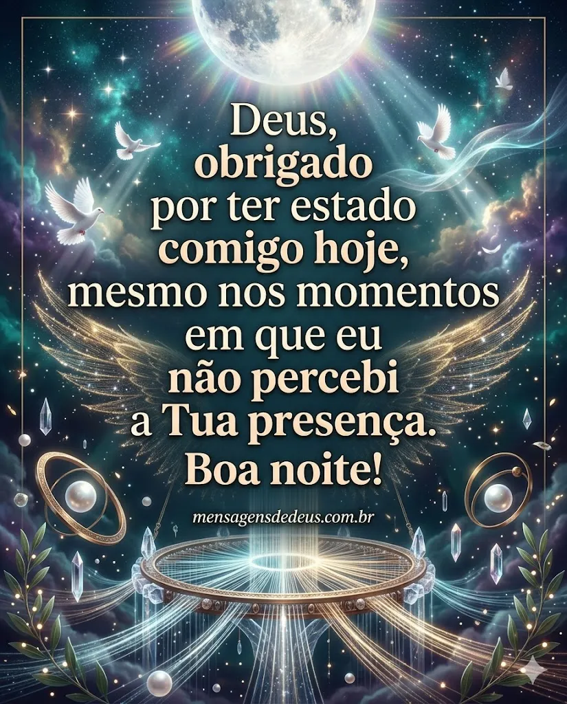 Obrigado Pai por estar comigo