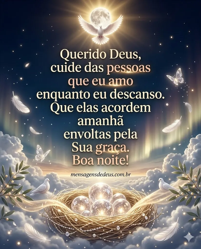 Deus, obrigado por cuidar de nós