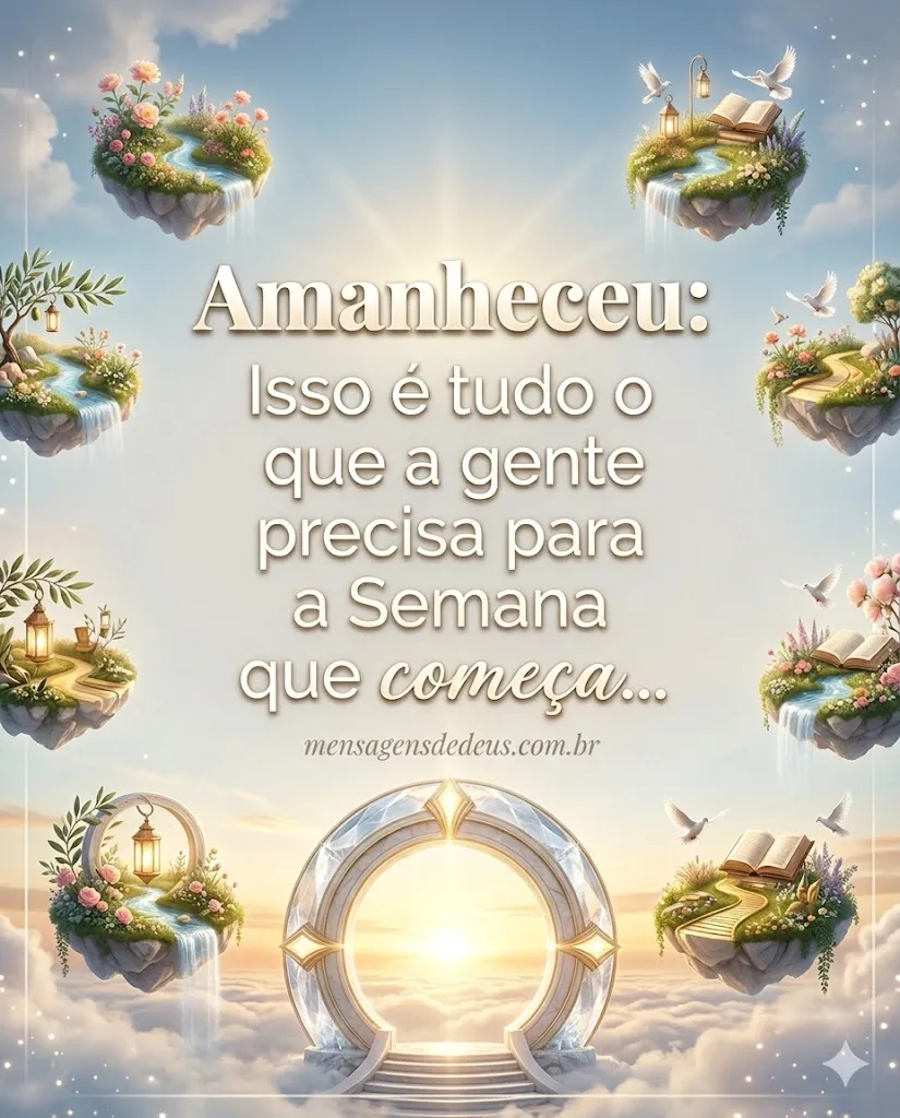 Amanheceu: E tudo o que a gente precisa para a Sem