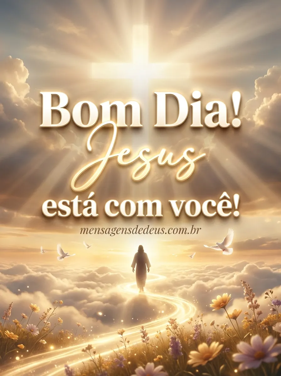 Bom Dia! Jesus está com você!