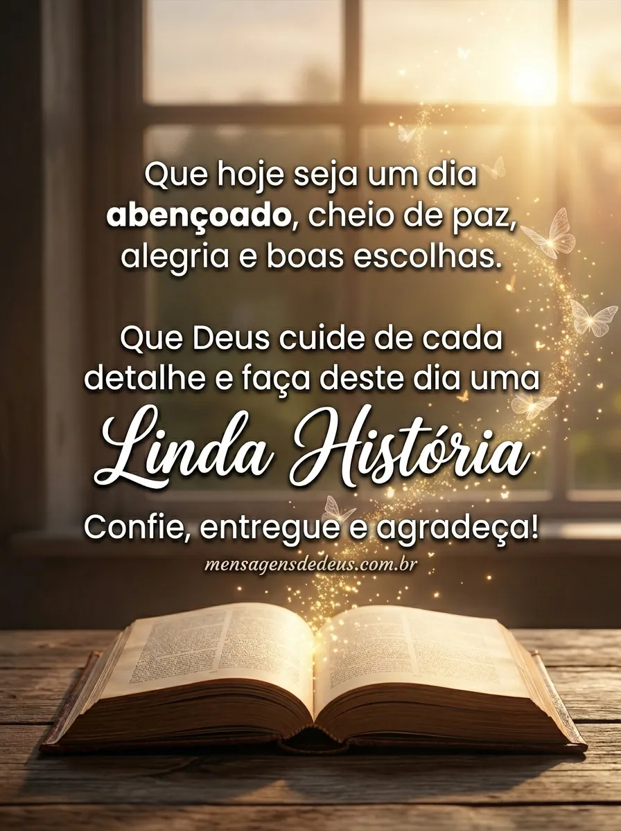 Paz e Boas Escolhas para Hoje!